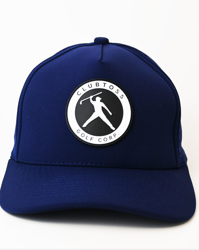 Clubtoss Golf Corp. Patch - Performance SnapBack Cap  - Navy Blue