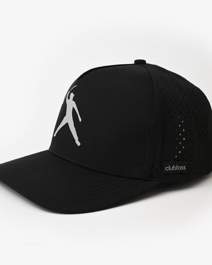 Premium Signature SnapBack Golf Cap  - Black