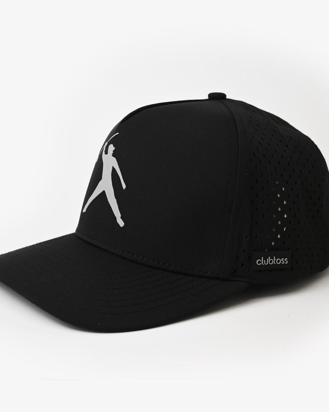 Premium Signature SnapBack Golf Cap  - Black