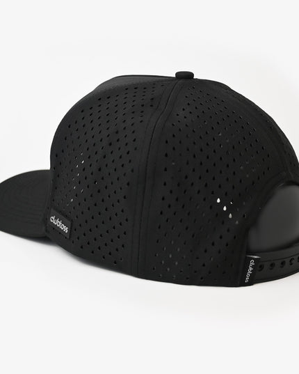 Premium Signature SnapBack Golf Cap  - Black