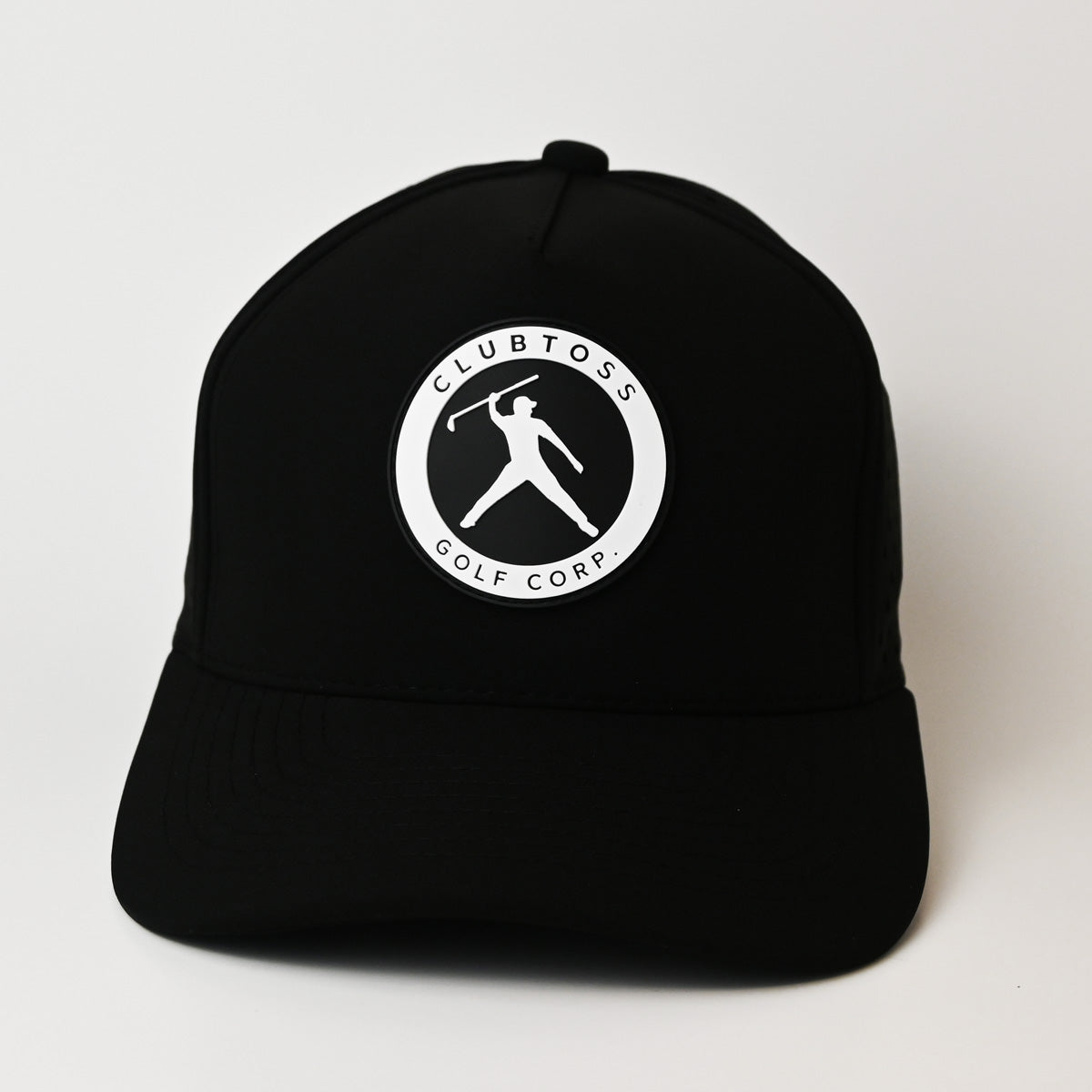 Clubtoss Golf Corp. Patch - Performance SnapBack Cap  - Black