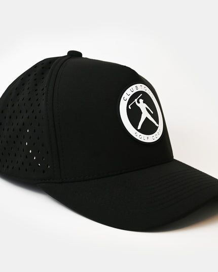 Clubtoss Golf Corp. Patch - Performance SnapBack Cap  - Black