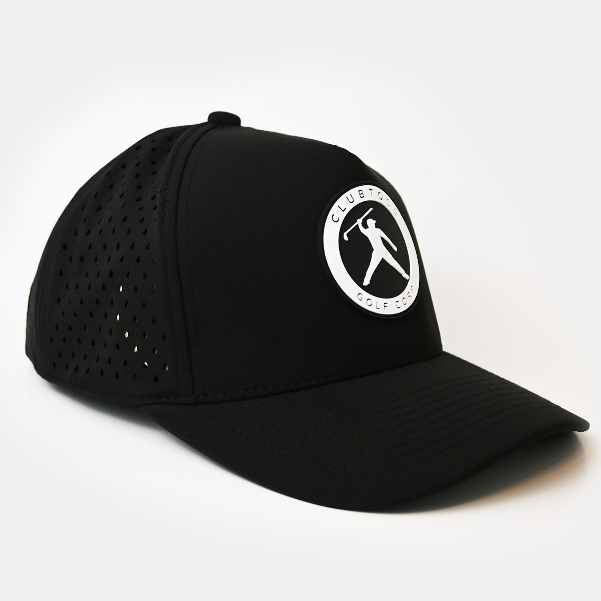 Clubtoss Golf Corp. Patch - Performance SnapBack Cap  - Black