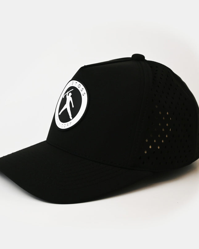 Clubtoss Golf Corp. Patch - Performance SnapBack Cap  - Black
