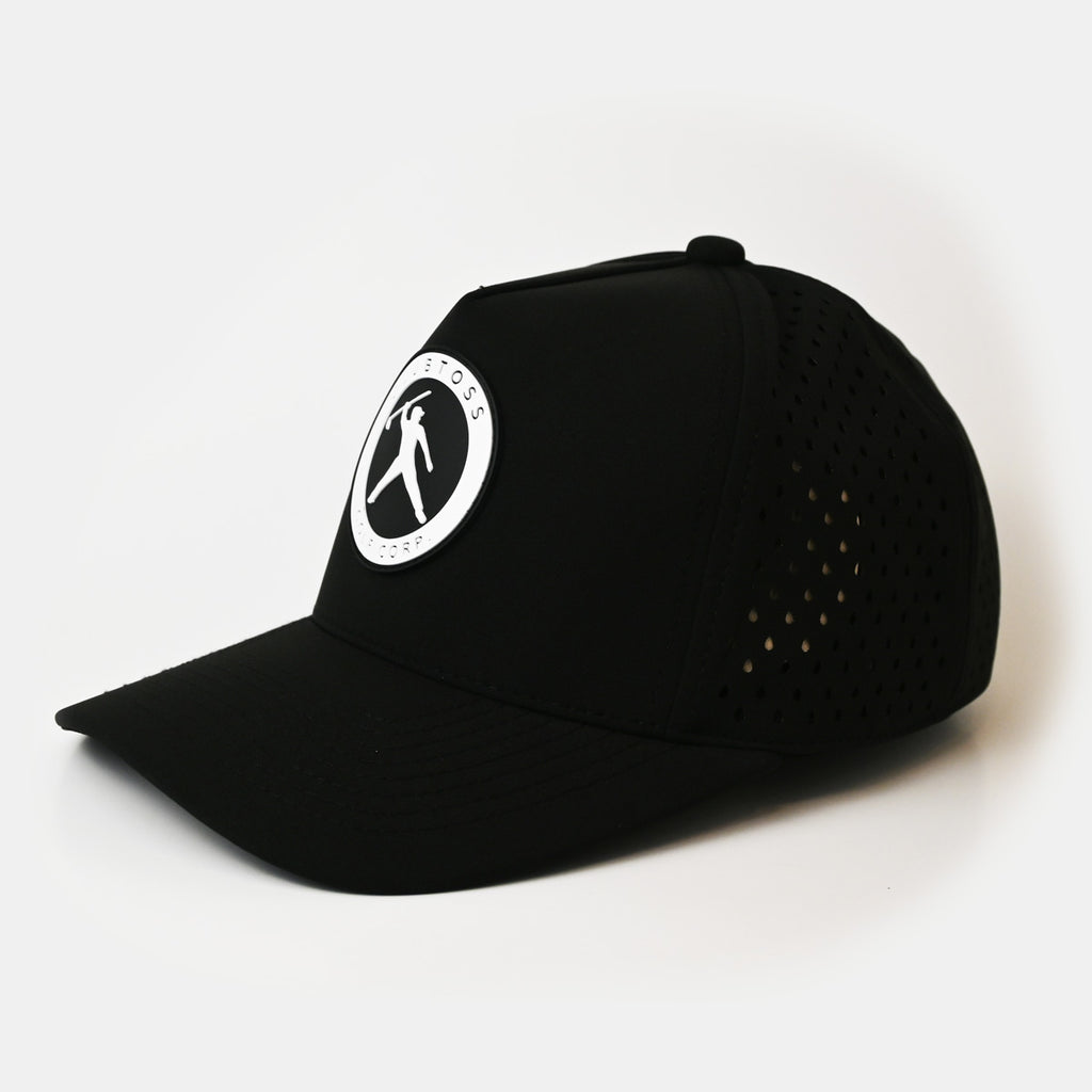 Clubtoss Golf Corp. Patch - Performance SnapBack Cap  - Black