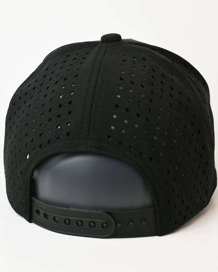 Clubtoss Golf Corp. Patch - Performance SnapBack Cap  - Black