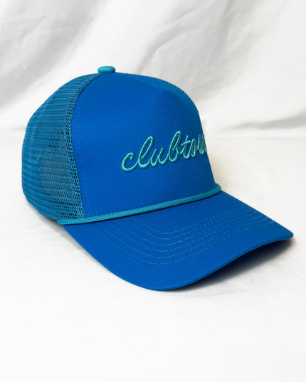 Double Blue Roped SnapBack Trucker Cap