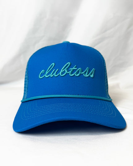 Double Blue Roped SnapBack Trucker Cap