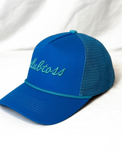 Double Blue Roped SnapBack Trucker Cap