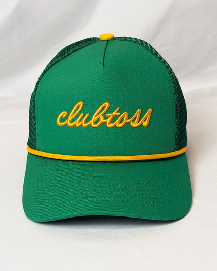 Augusta Green/Gold Roped SnapBack Trucker Cap