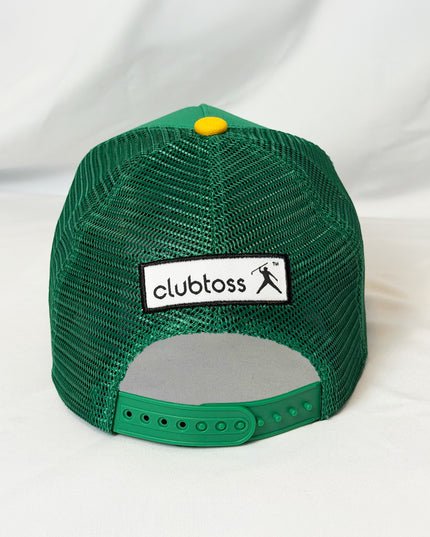 Augusta Green/Gold Roped SnapBack Trucker Cap