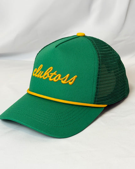 Augusta Green/Gold Roped SnapBack Trucker Cap