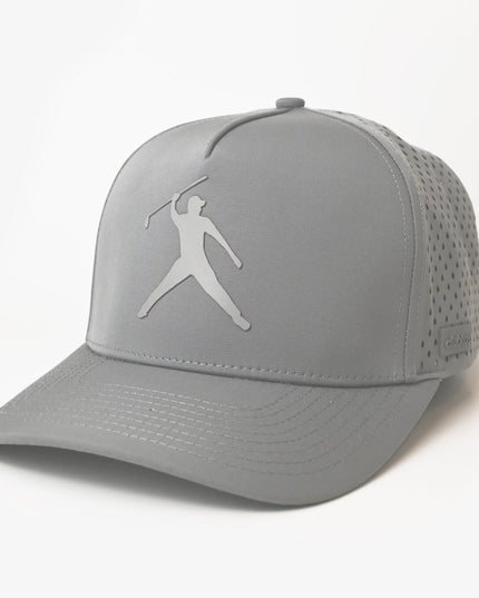 Premium Signature SnapBack Golf Cap  - Grey