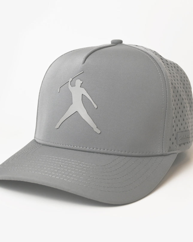 Premium Signature SnapBack Golf Cap  - Grey