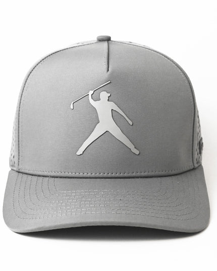 Premium Signature SnapBack Golf Cap  - Grey