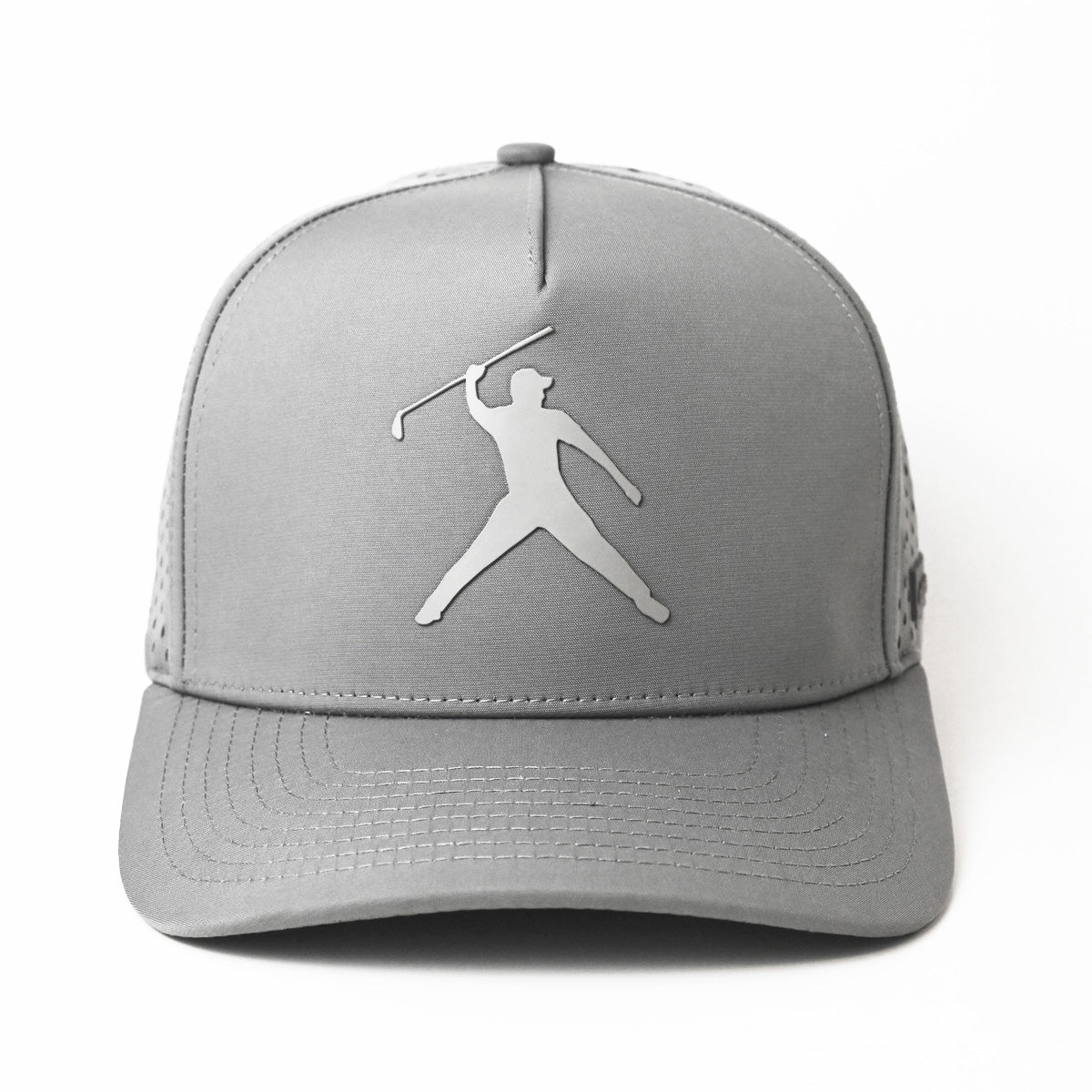 Premium Signature SnapBack Golf Cap  - Grey