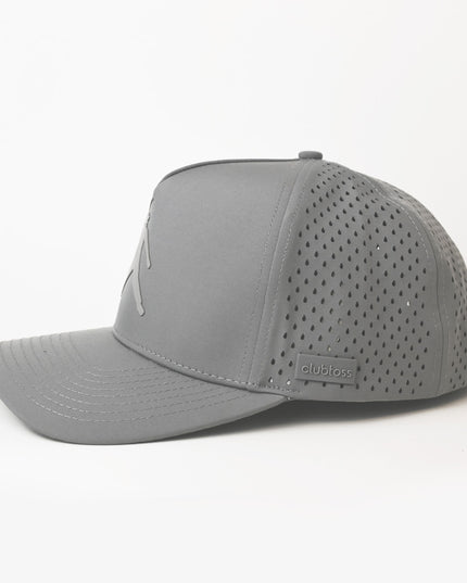 Premium Signature SnapBack Golf Cap  - Grey