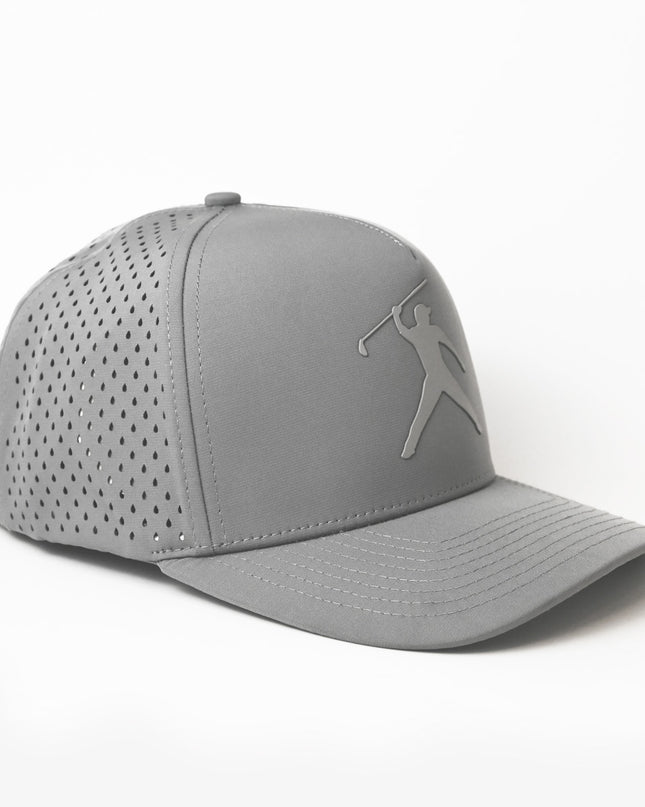 Premium Signature SnapBack Golf Cap  - Grey