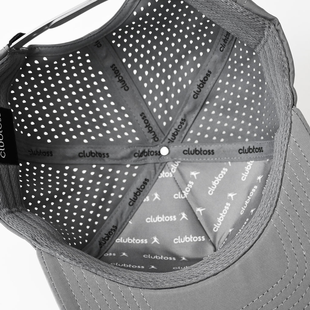 Premium Signature SnapBack Golf Cap  - Grey