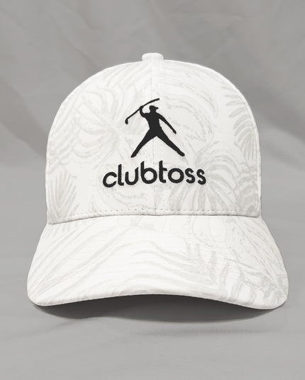Grey/White Tropic - Performance SnapBack Cap
