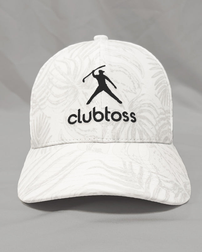 Grey/White Tropic - Performance SnapBack Cap