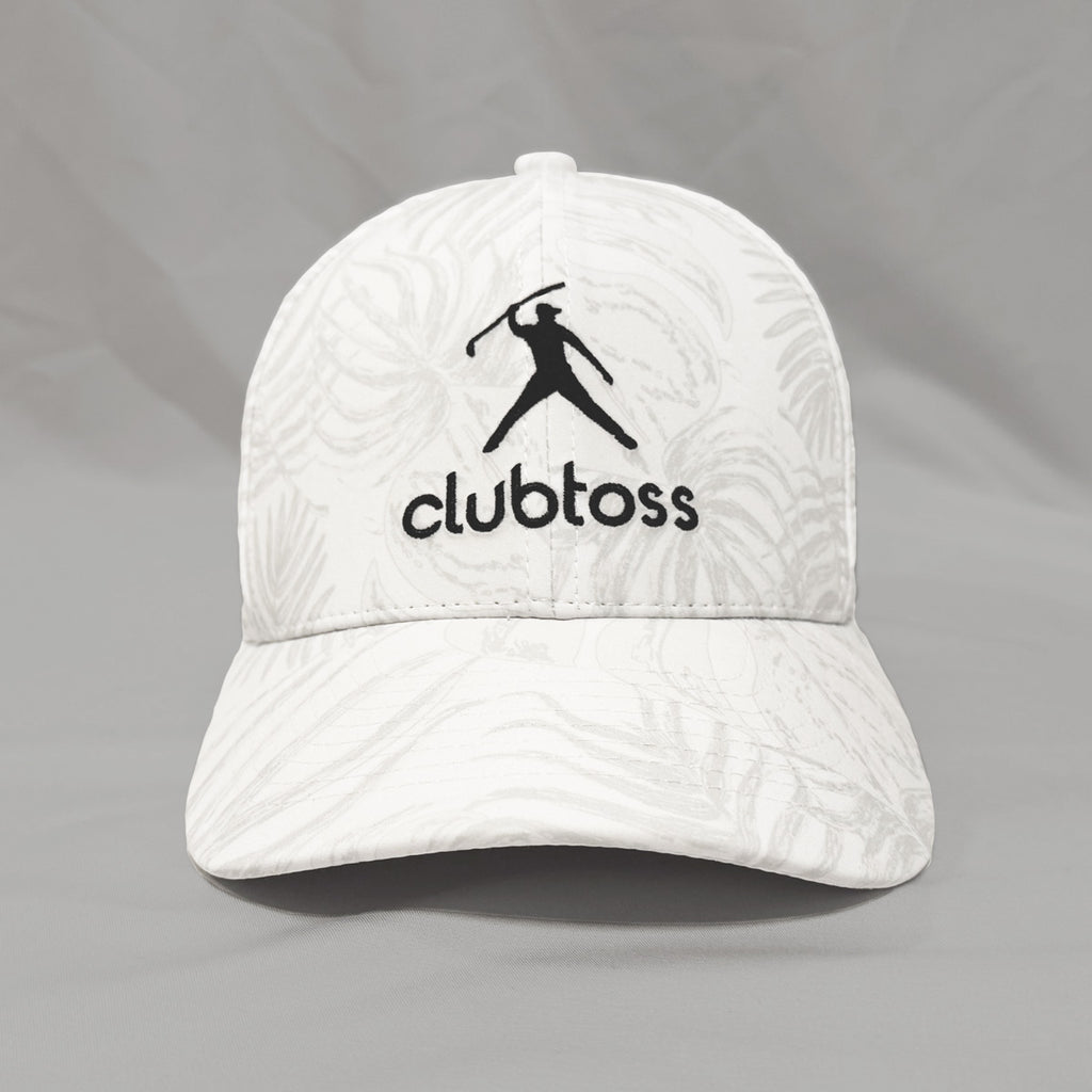 Grey/White Tropic - Performance SnapBack Cap