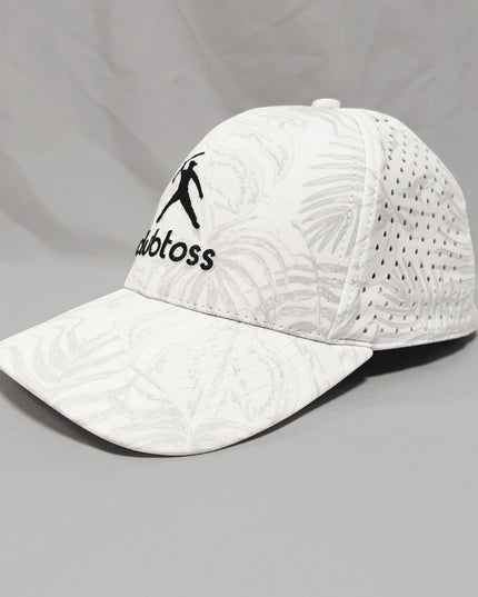 Grey/White Tropic - Performance SnapBack Cap