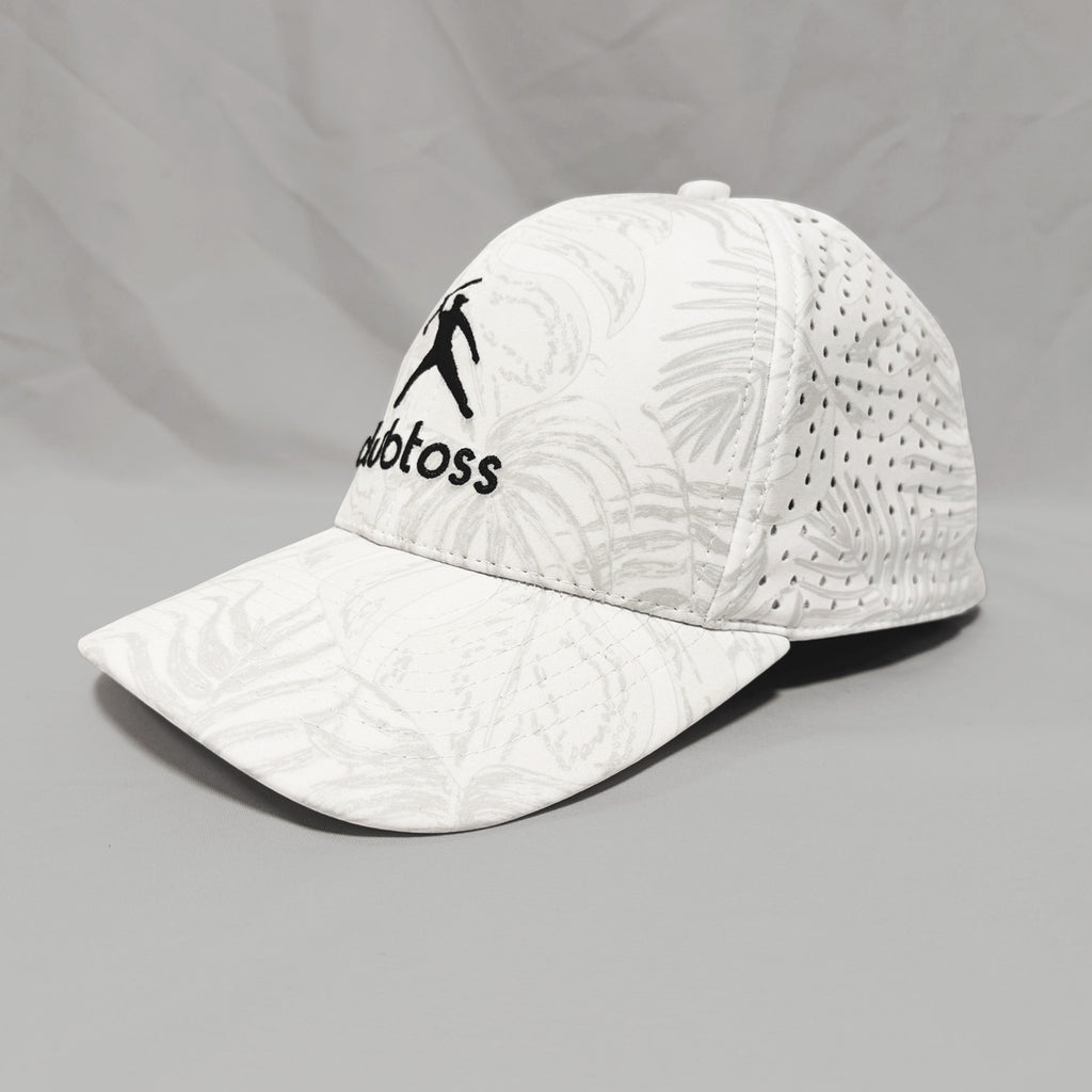 Grey/White Tropic - Performance SnapBack Cap