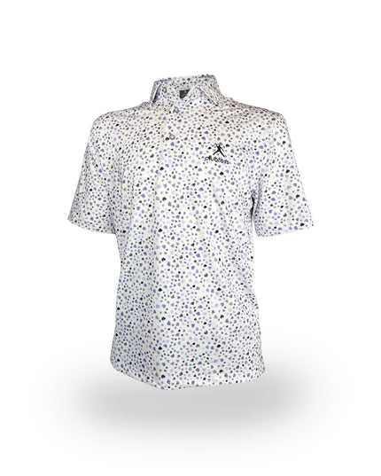 Scratched Purple Grey - Polo