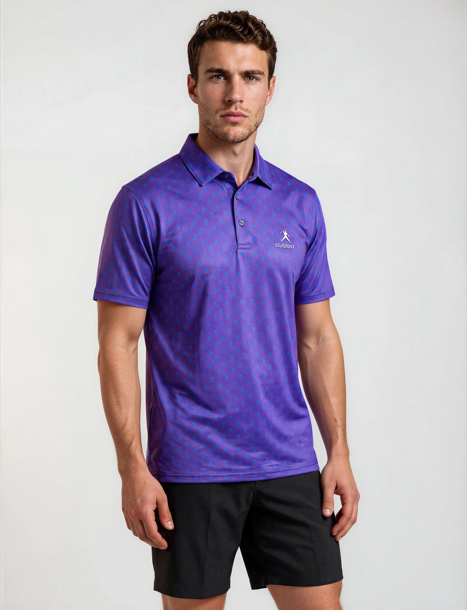 Purple Skulls - Polo – Clubtoss Golf Corp.