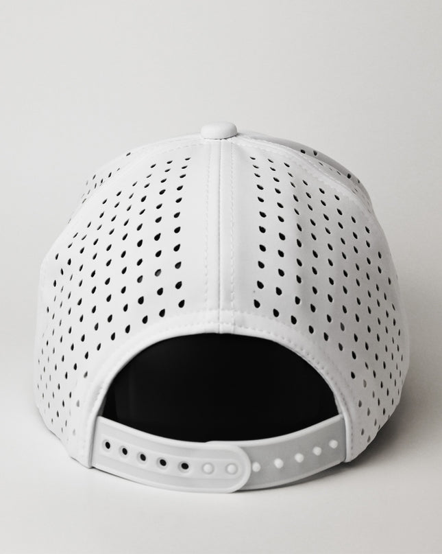 Clubtoss Golf Corp. Patch - Performance SnapBack Cap  - White