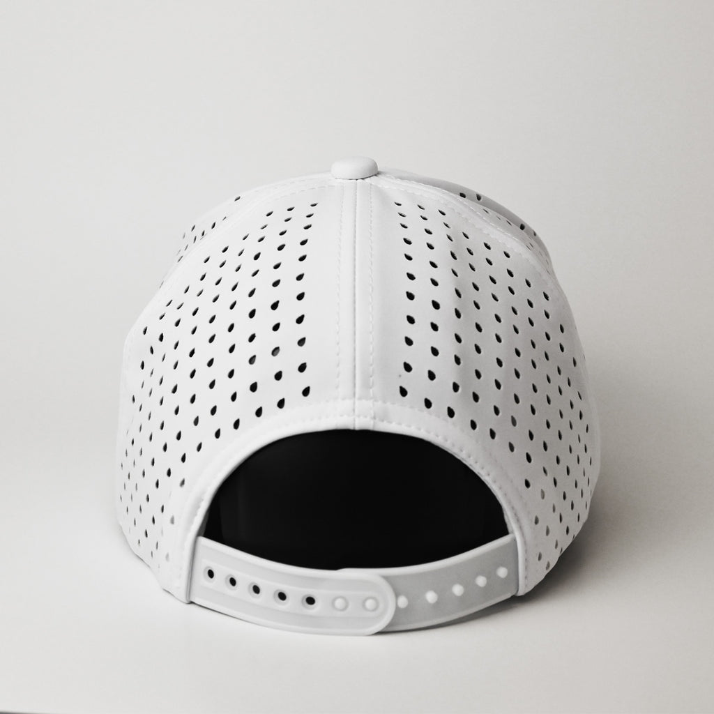 Clubtoss Golf Corp. Patch - Performance SnapBack Cap  - White